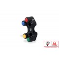 CNC Racing PRAMAC RACING LIMITED EDITION Left Hand Side Billet 4 Button RACE Switch for use with OE & Brembo RCS Brake Clutch Master Cylinders for Ducati Pangiale V2